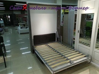 Подъемная шкаф-кровать Амалия new с диваном в Ярославле